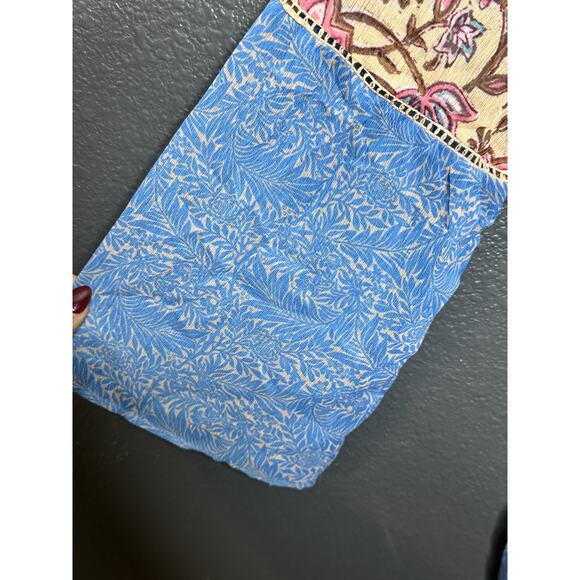 Soft Surroundings Women's Pergola Floral Boho Embroidered Sheer Tunic XS NWOT - Picture 8 of 9